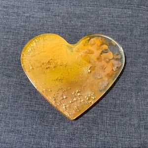 Large Resin Plate with Crystals